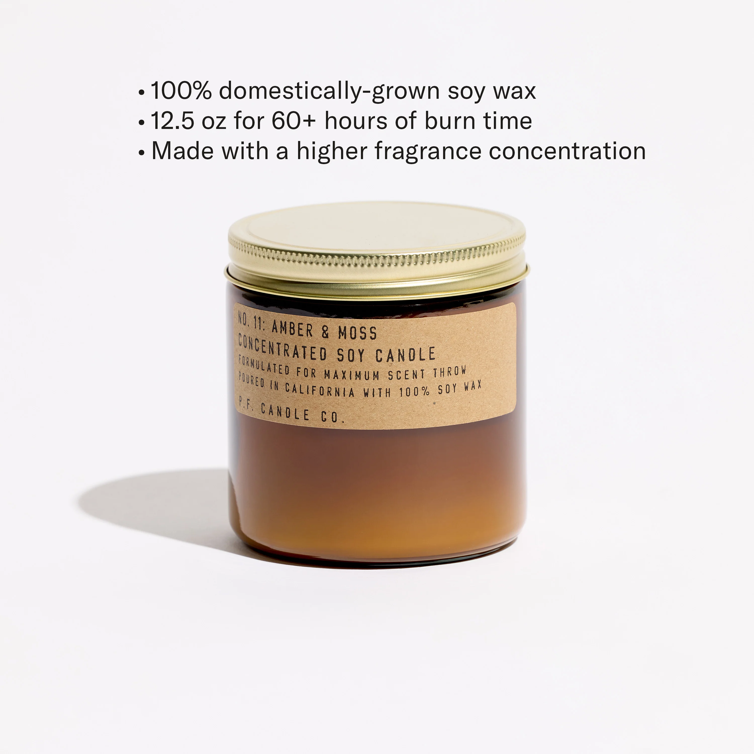 Amber & Moss – Large Concentrated Candle - Image 3